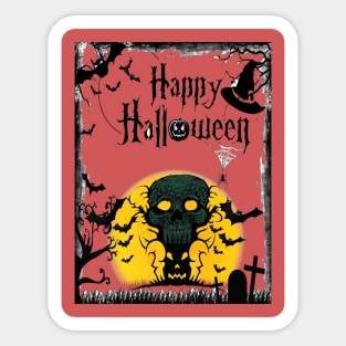 HAPPY HALLOWEEN PARTY Sticker